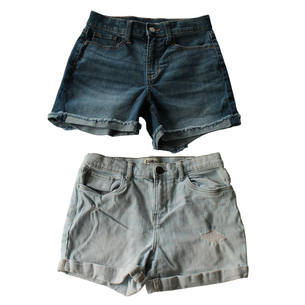 Girls Denim Shorts‎ Bundle Size 12 Old Navy Oshkosh Casual Summer